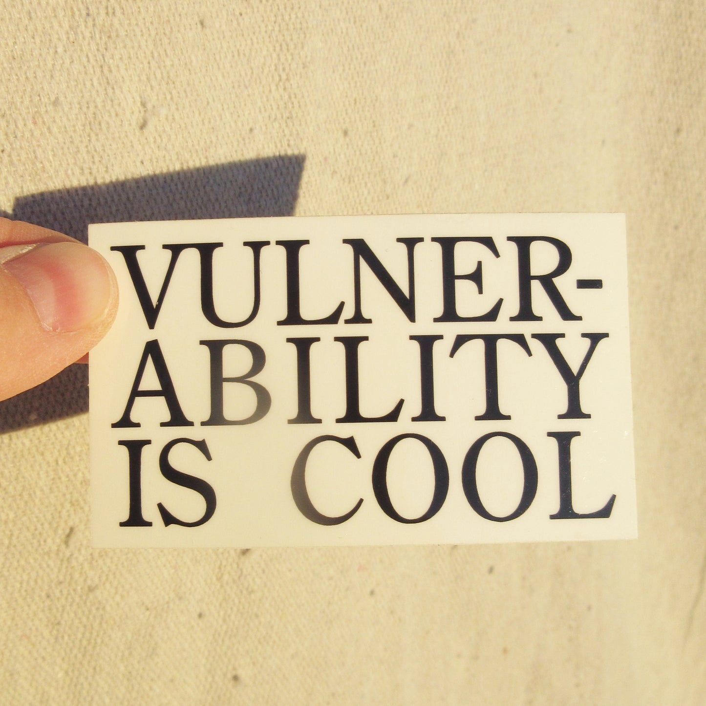 Vulnerability is Cool Sticker