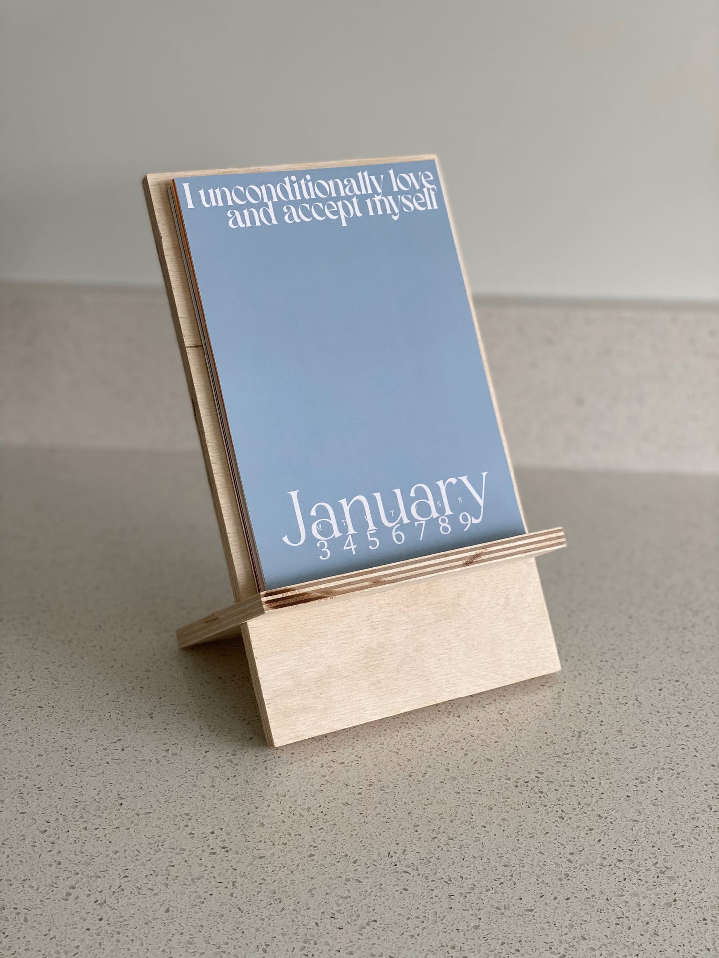 Weekly Affirmation Graphic Calendar