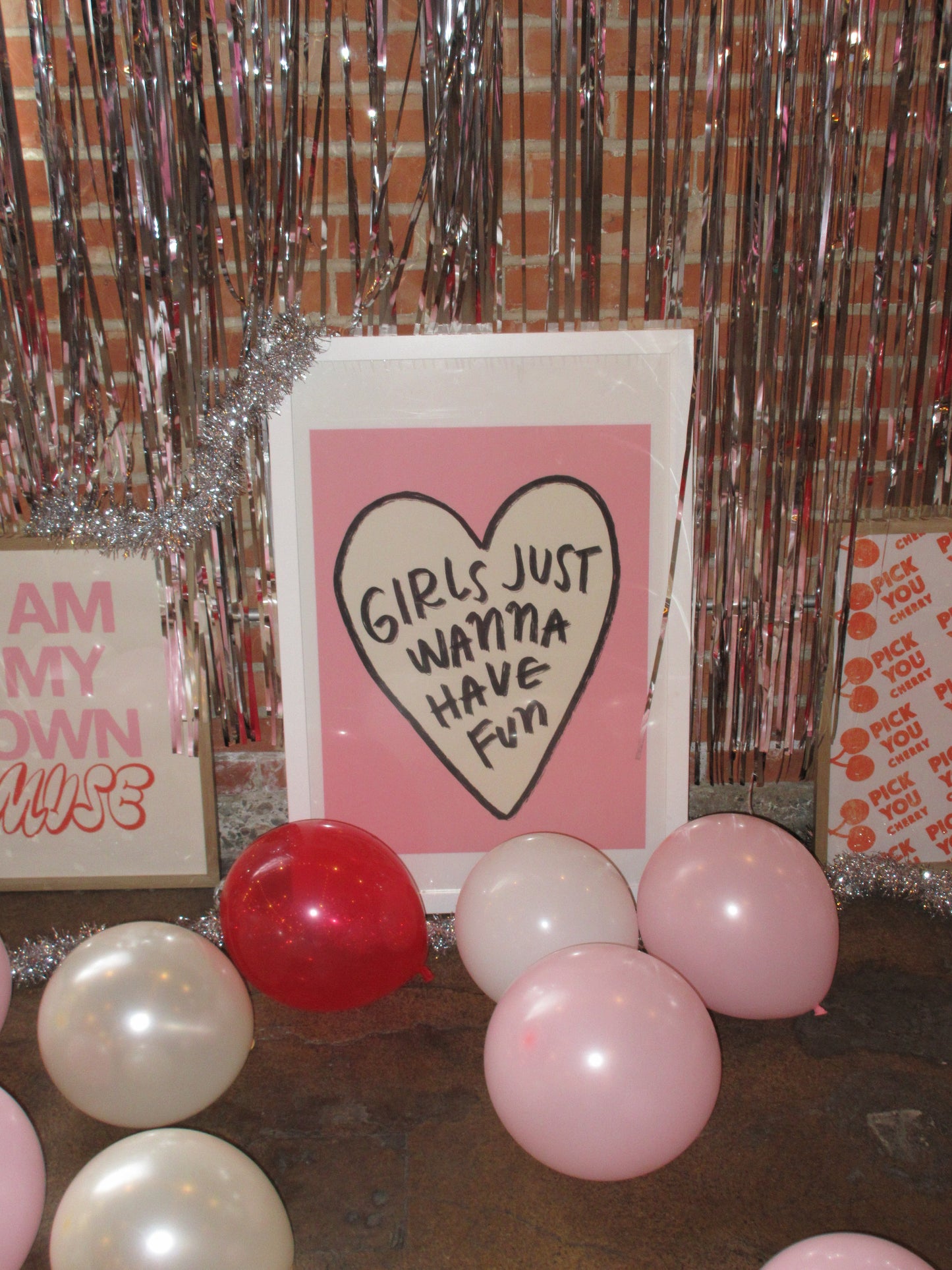 Girls Just Wanna Have Fun Wall Poster