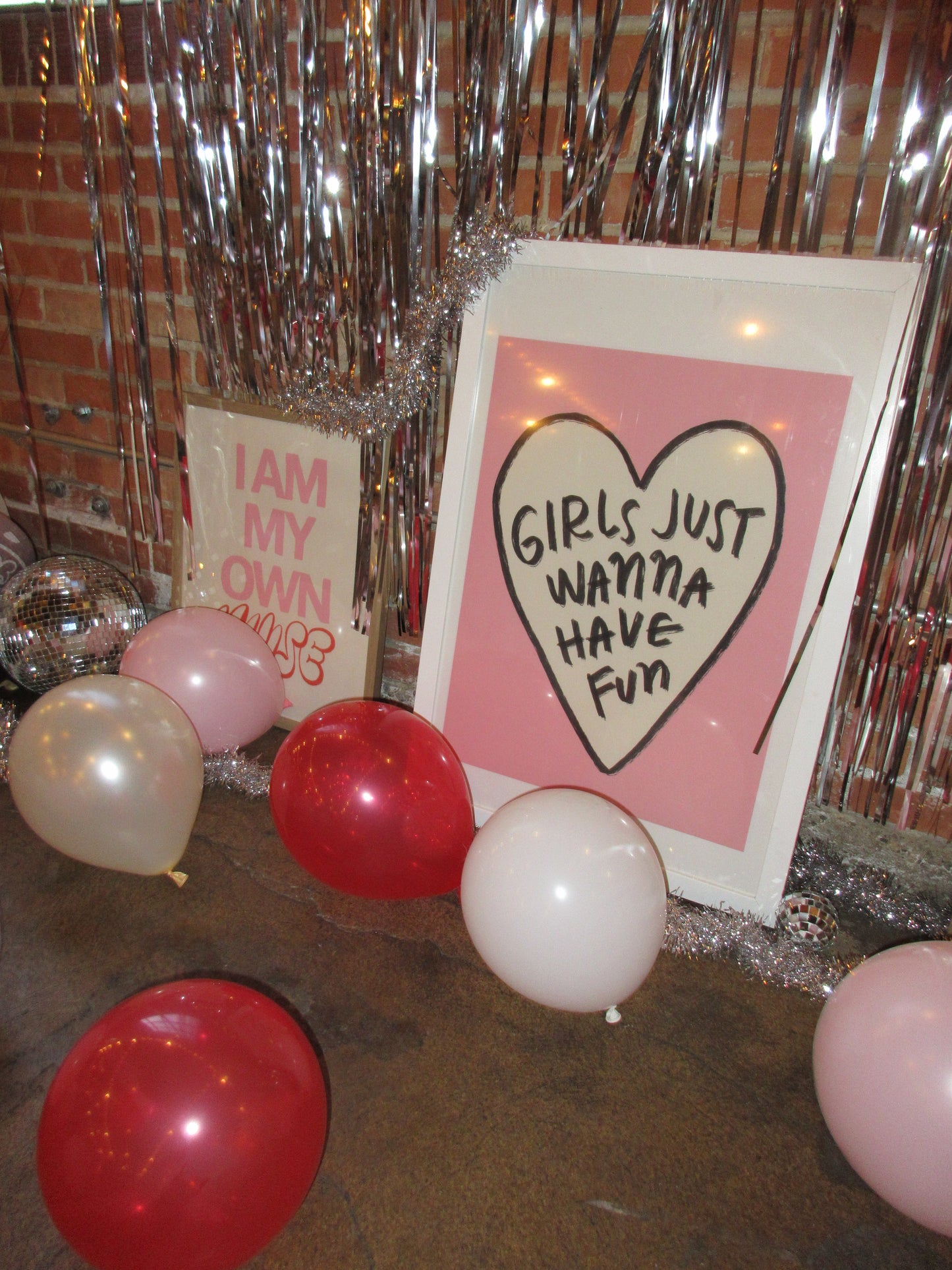Girls Just Wanna Have Fun Wall Poster