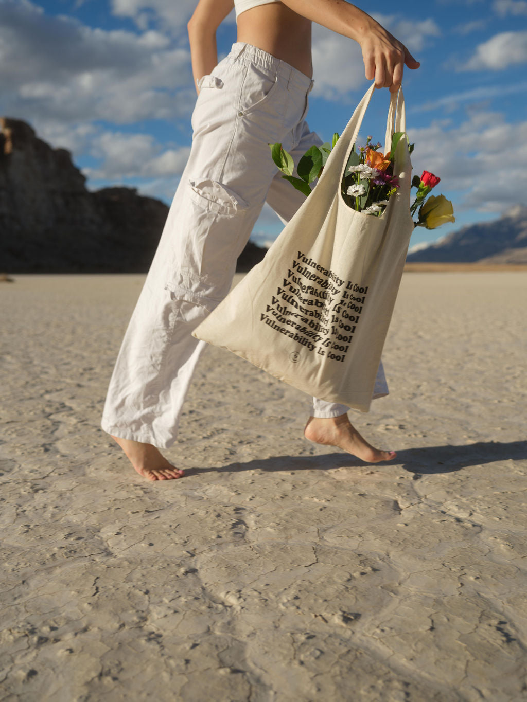 Vulnerability is Cool Reusable Tote Bag